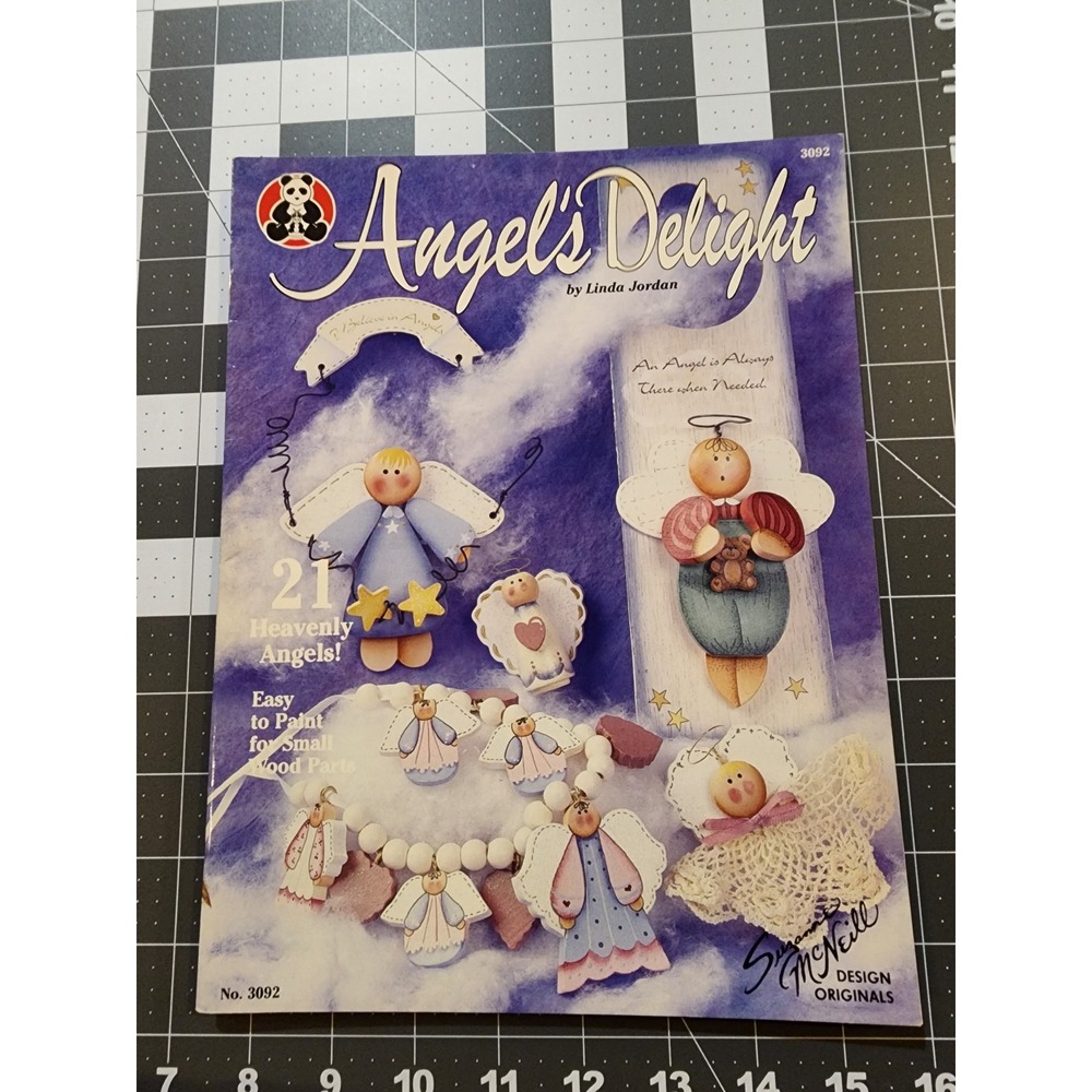 Vintage 1995 Angel's Delight Painting‎ Instruction Booklet